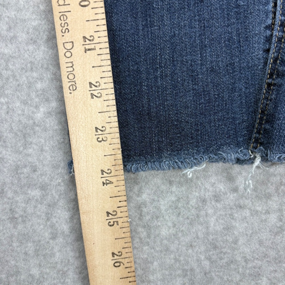 Liverpool Los Angeles The Crop Jeans Womens 0/25 Blue Raw‎ Hem Stretch Denim - Picture 5 of 13